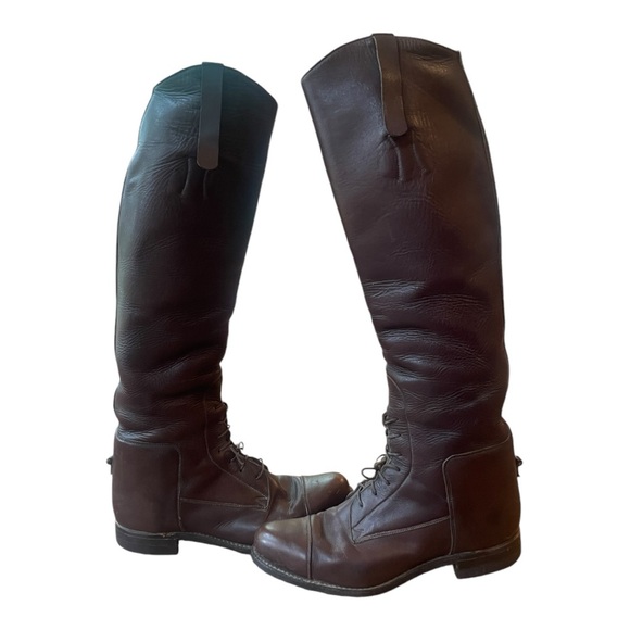Vintage Biltrite Horse Show Field Boots Leather Size 40 US 9.5 - Picture 12 of 13